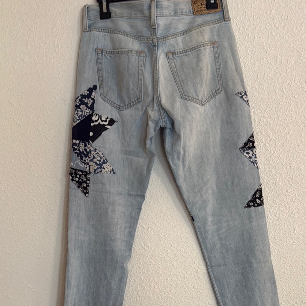 Polo Ralph Lauren Avery Boyfriend Light Blue Jeans - Picture 3 of 5